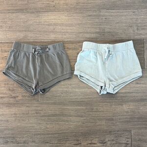 Colored organic shorties bundle